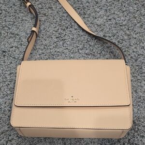 kate spade Light Orange Leather Crossbody Bag